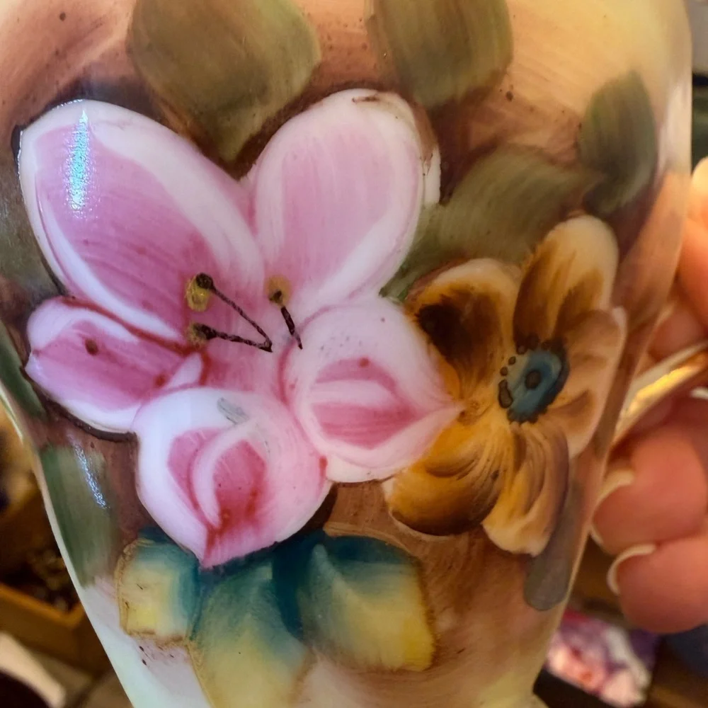 Vintage Japan Hand Painted Tea Cup